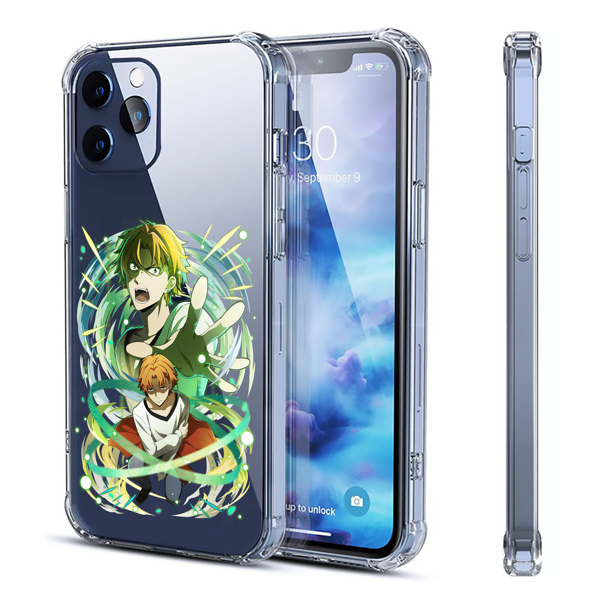 （画像用） 文豪ストレイドッグス Bungo Stray Dogs 【iPhone 12シリーズ対応】透明スマホケース（クリアソフトケース）